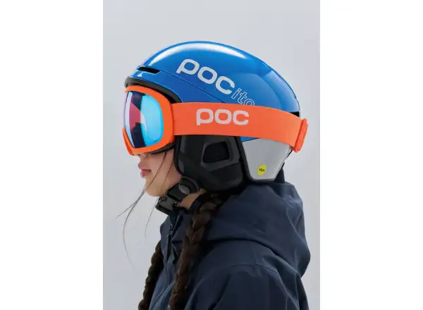 POC Fovea Mid Skibrille Zink Orange/Partly Sunny Blue