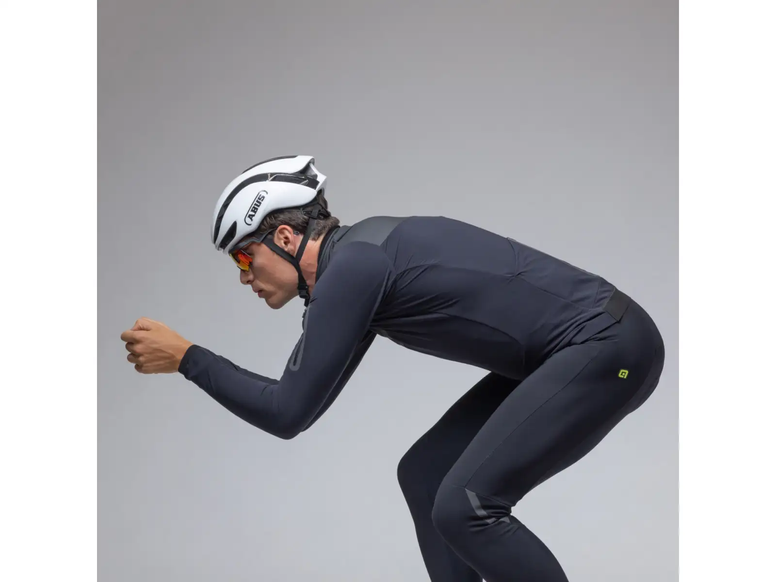 Alé R-EV1 Wool Speed Herren Winter Fahrradjacke Black