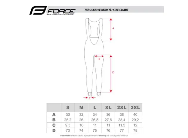 Force Extreme Herrenhose mit Latz und Einlage Schwarz