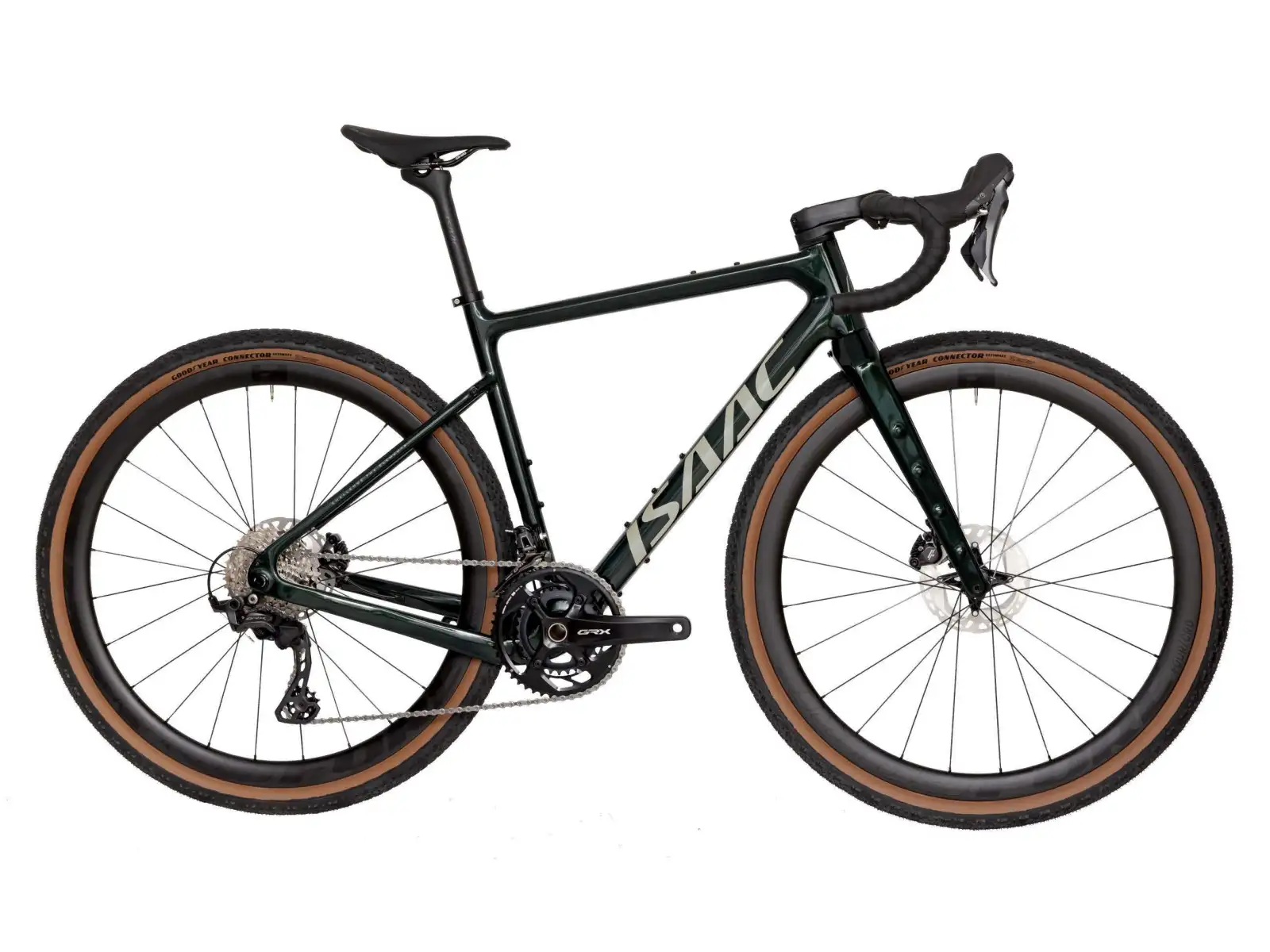 Isaac Torus Xplore GRX 610/820 2x12 Gravel Fahrrad Moss Green
