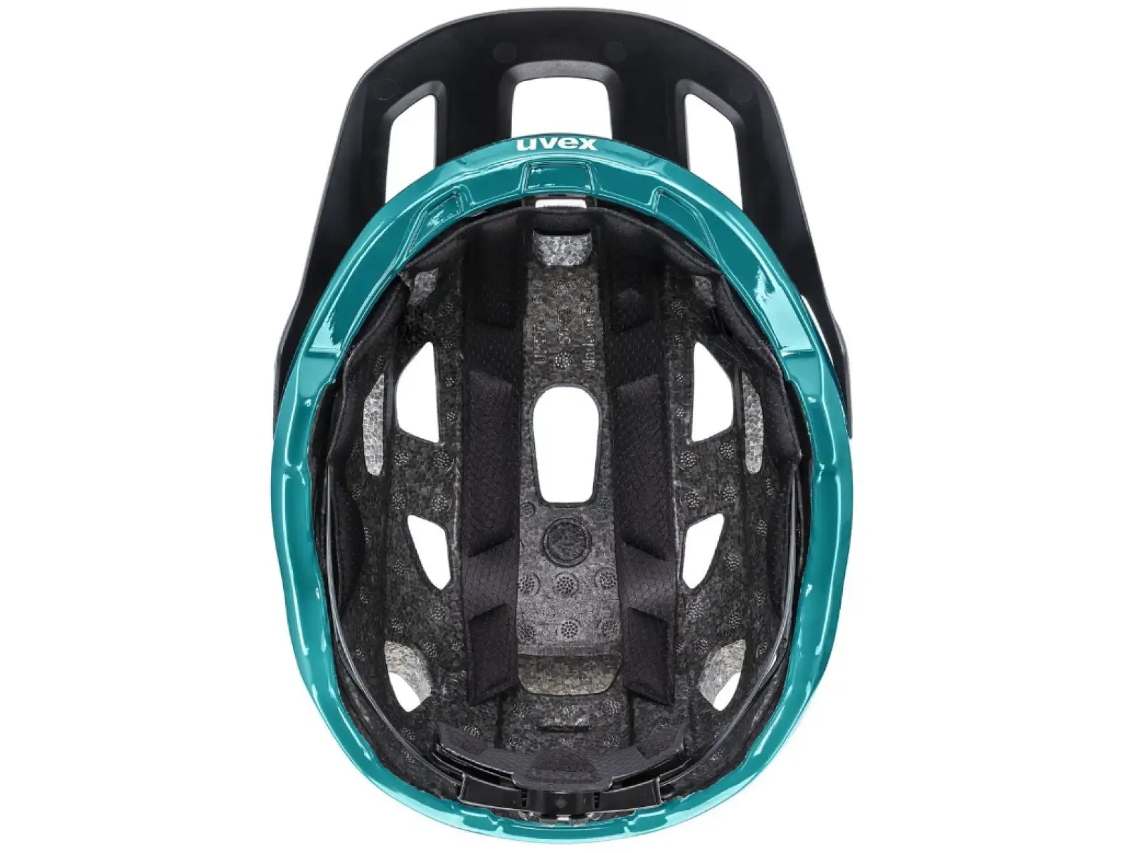 Uvex React MTB Helm Black/Teal Matt