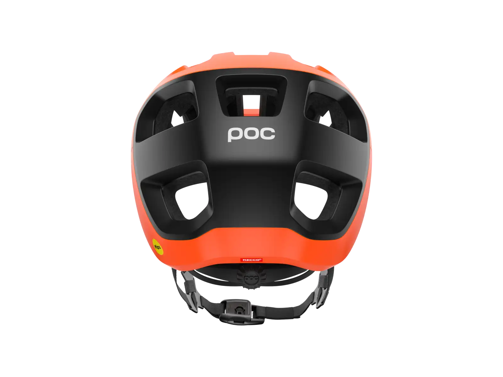 POC Cularis Helm - Fluorescent Orange Matt/Uranium Black Matt