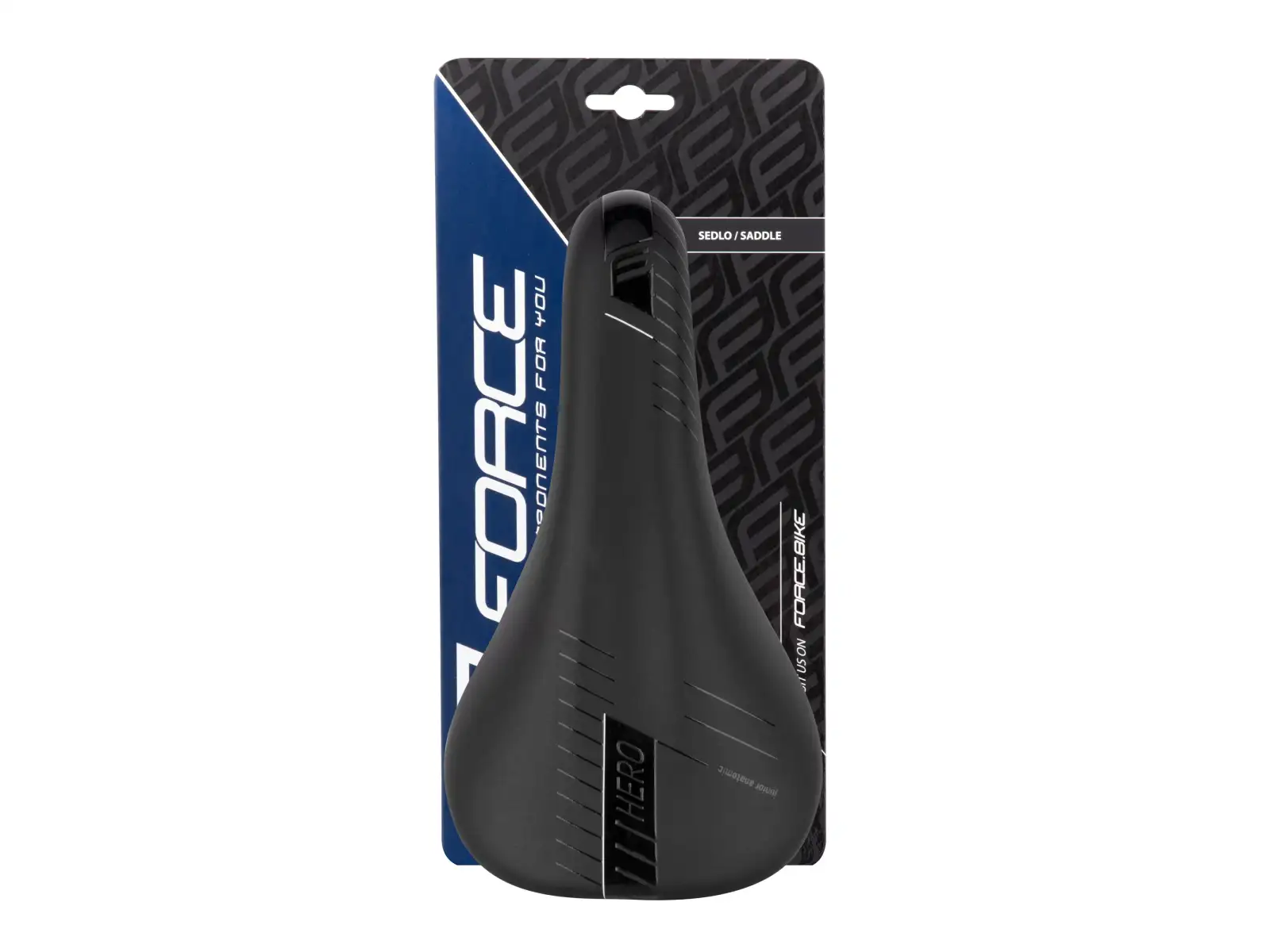 Force Hero Kindersattel 20-24" schwarz-weiß