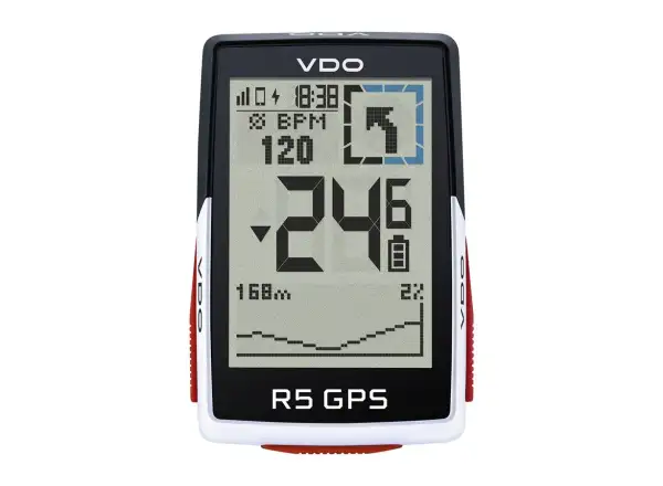 VDO R5 GPS Computer Komplett mit Sensoren