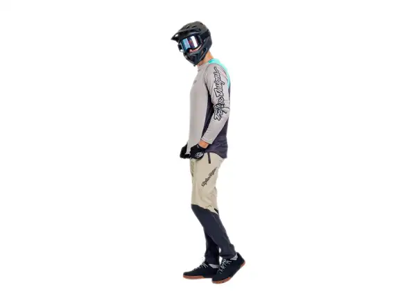 Troy Lee Designs Stage Herren Trikot Langarm Signature Stone
