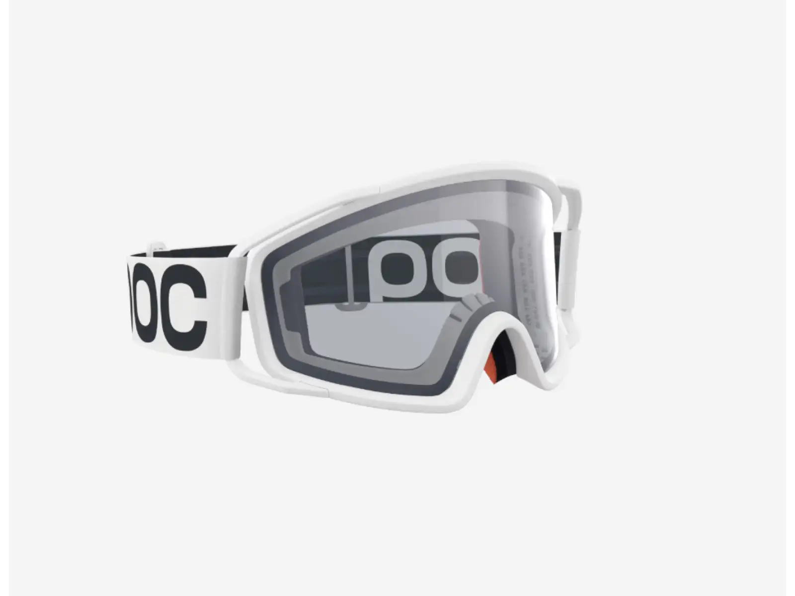 POC Zygon MTB Brille Hydrogen White/Clarity Universal/Cloudy Grey