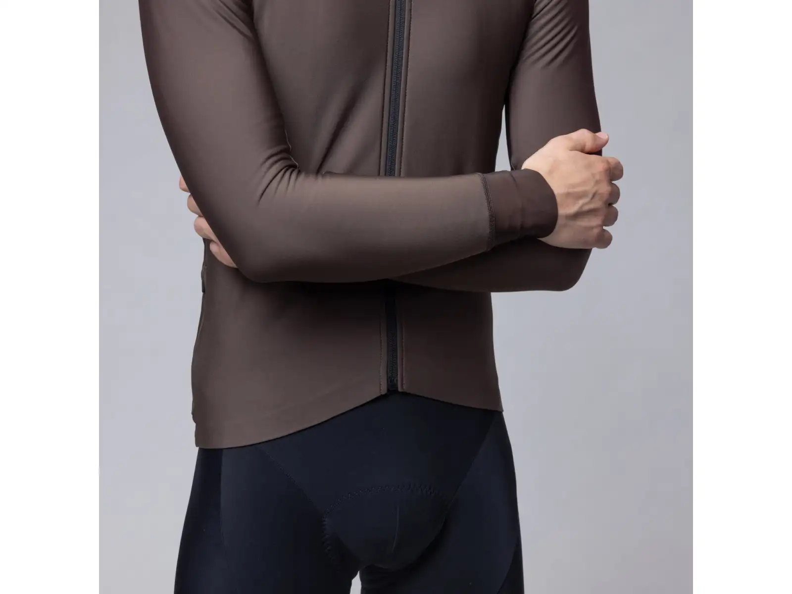 Alé Klimatik K-Idro Herren gefüttertes Fahrradtrikot Coffee