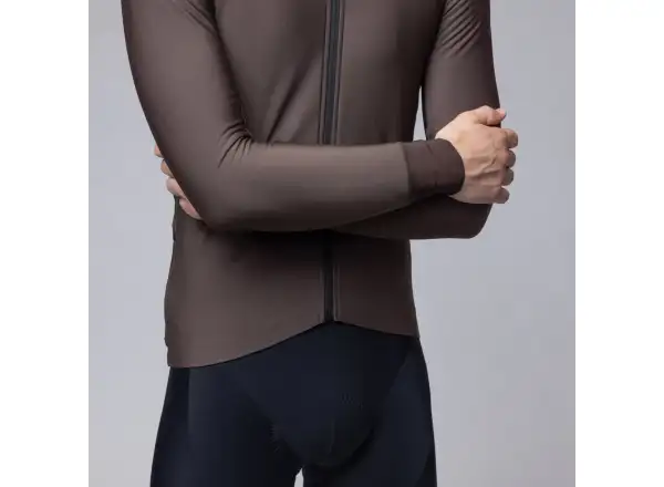 Alé Klimatik K-Idro Herren gefüttertes Fahrradtrikot Coffee