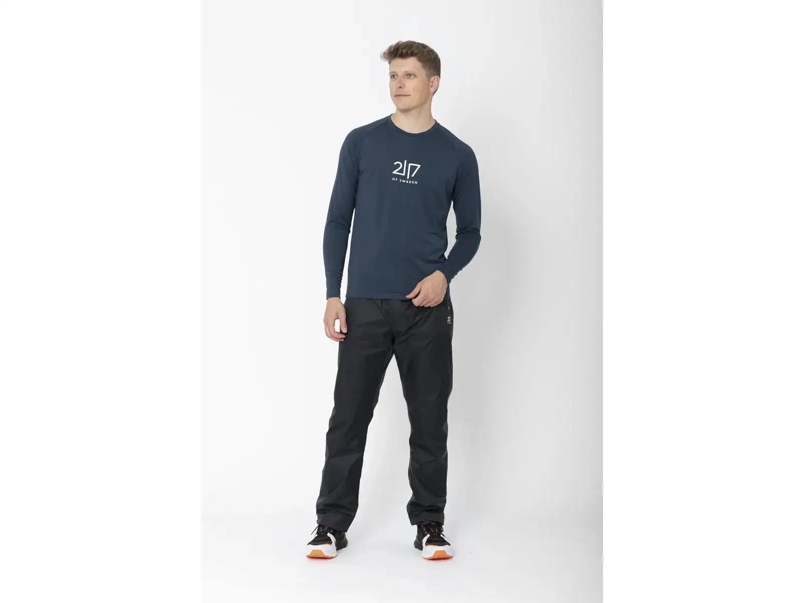 2117 of Sweden Huli Herren Langarmshirt Navy