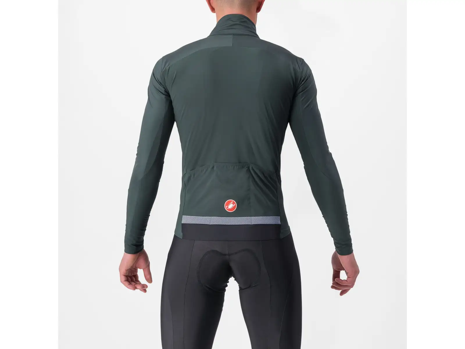 Castelli Beta RoS Herrenjacke Rover Green/Red Orange