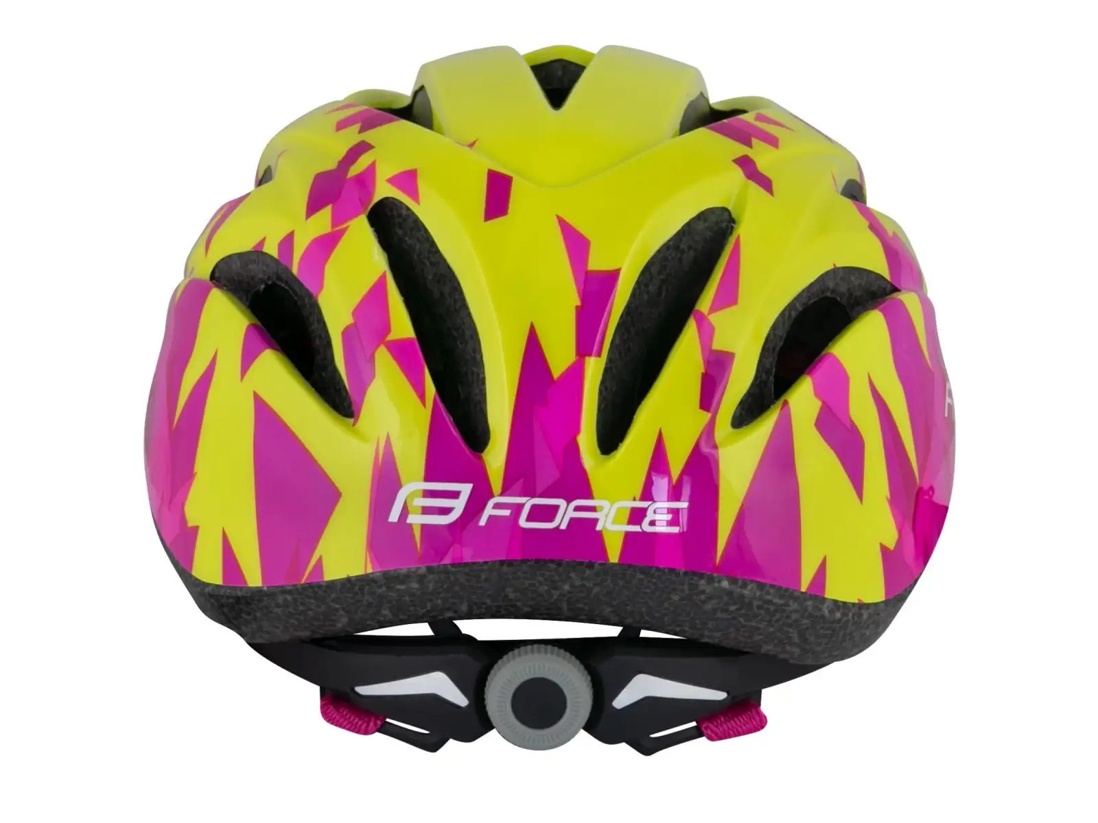 Force Ant Kinderhelm in Neonpink/Rosa.