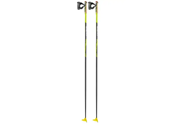 Leki CC 450 Stöcke Langlaufstöcke neon gelb/schwarz/weiß