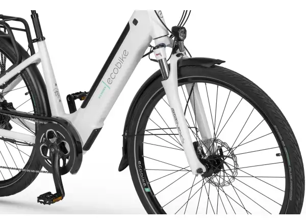 Ecobike X-Cross 504 Wh weiß Trekking Elektrofahrrad
