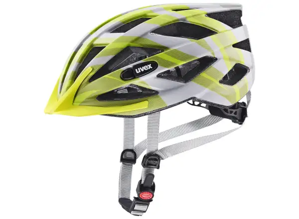 Uvex Air Wing CC Helm Grey/Lime Matt