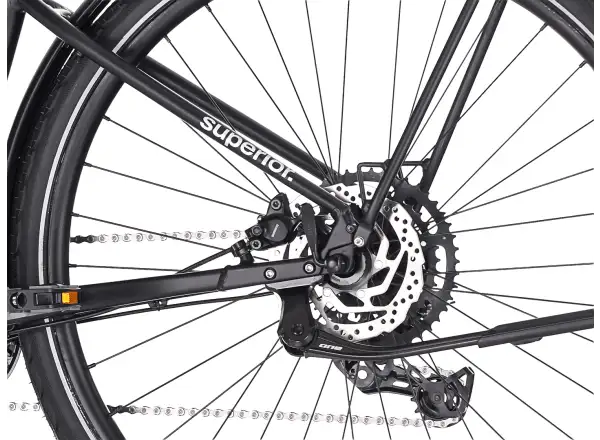 Superior Blox 6.4 T Stadtfahrrad mattschwarz