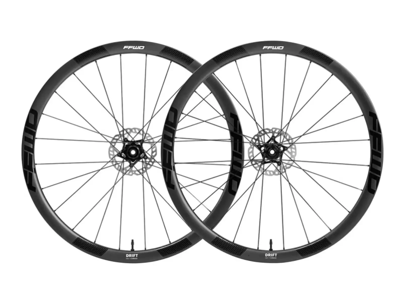 FFWD Drift SE Schotterrad DT350 2:1 MattBlack Nuss Shimano HG11 / Sram XDR.