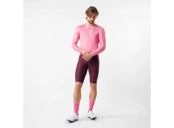 Castelli Giro 109 Corretto Herrentrikot Langarm Rosa Giro
