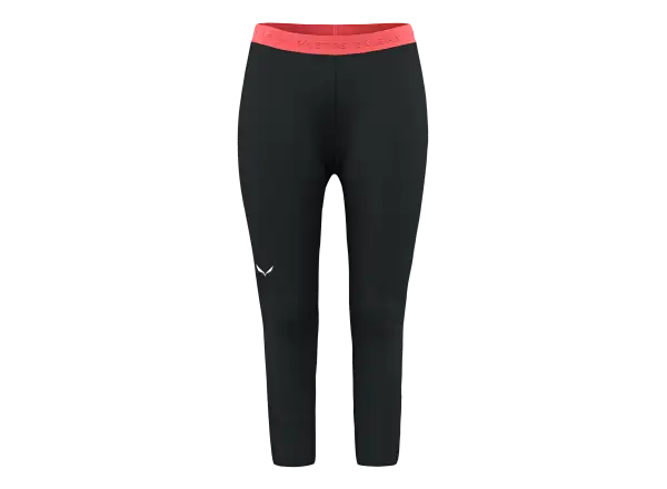 Salewa Cristallo Warm Alpine Merino Responsive Damen 3/4 Leggings Black Out Melange
