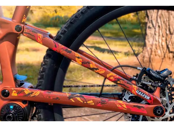 All Mountain Style Rahmen-Schutzaufkleber Extra RedBull Rampage Rot/Gelb