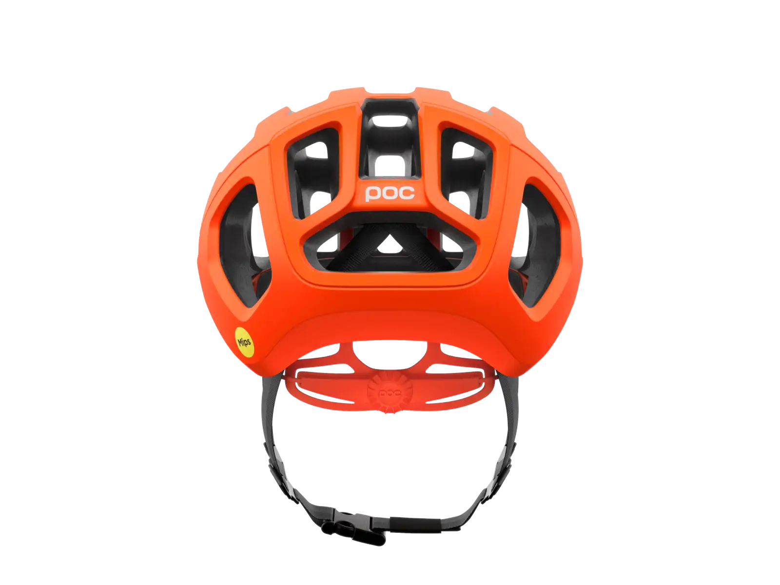 POC Ventral Air MIPS Rennradhelm - Fluorescent Orange Matt