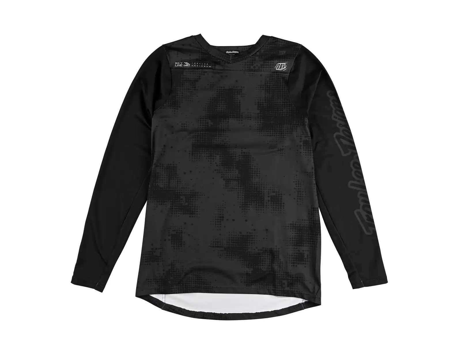 Troy Lee Designs Skyline Chill Herren Langarmtrikot Scattered Carbon