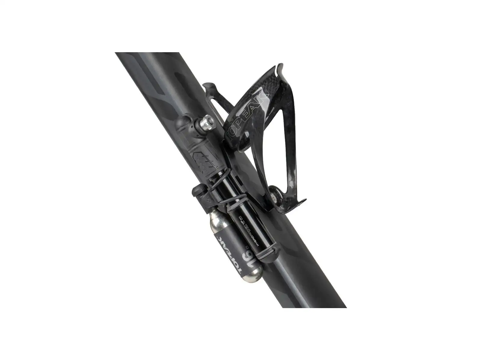 Topeak Hybrid Rocket HP Mini-Pumpe Schwarz