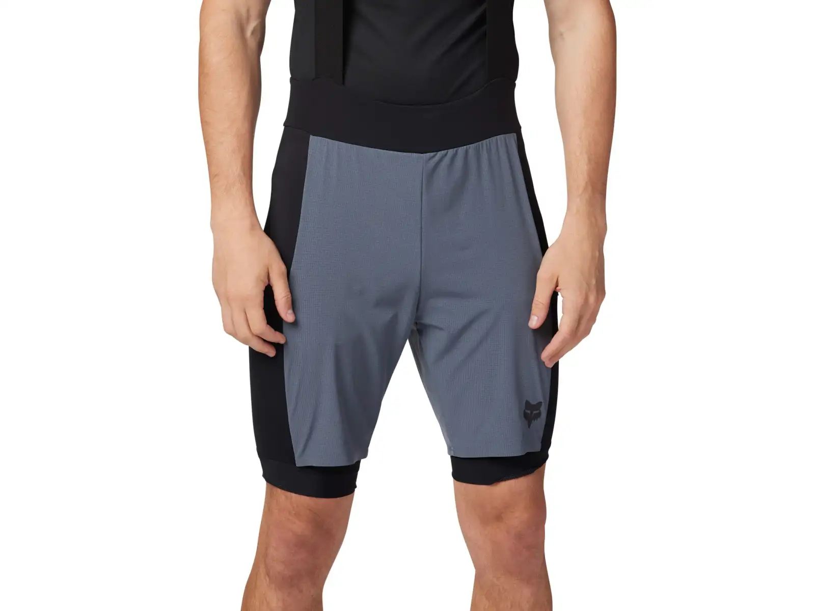 Fox Flexair Ascent Herren Shorts mit Grafik Graphit-Farbe