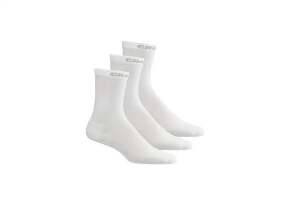 Craft Core Dry High 3-pack Socken weiß