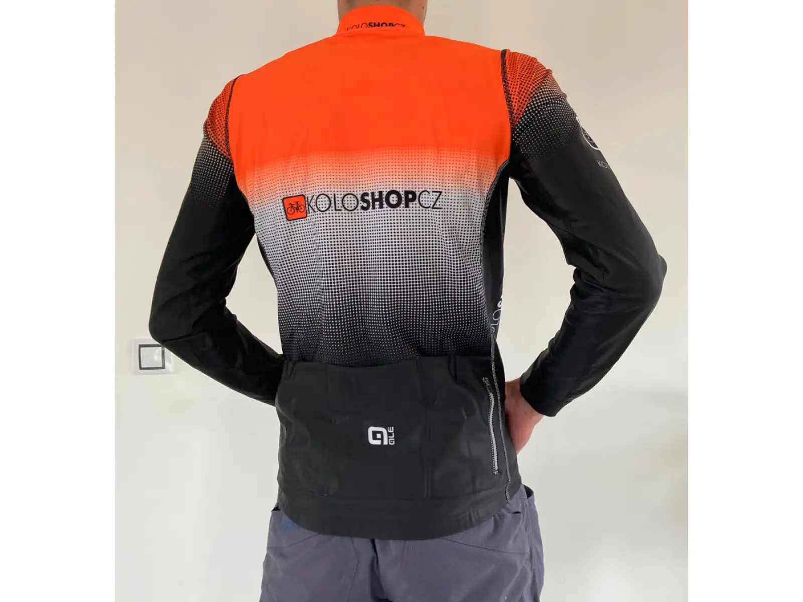 Alé PR System Koloshop Herren gefütterter Tricot Langarm orange