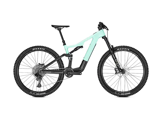Focus JAM2 SL 8.7 DI 430Wh mountain e-bike in Poolgreen / Carbon glossy.
