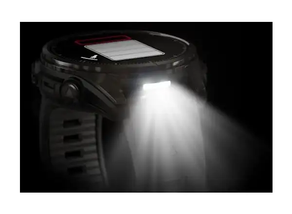 Garmin fenix 8 - 43 mm AMOLED Saphir Smartwatch in Carbon Titanium Schwarz/Steingrau