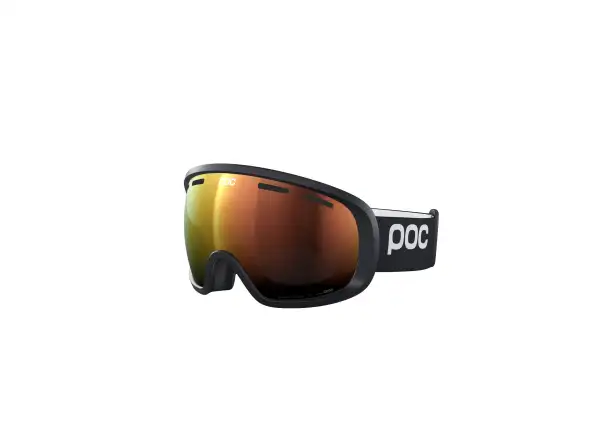 POC Fovea WF Skibrille Uranium Black/Partly Sunny Orange