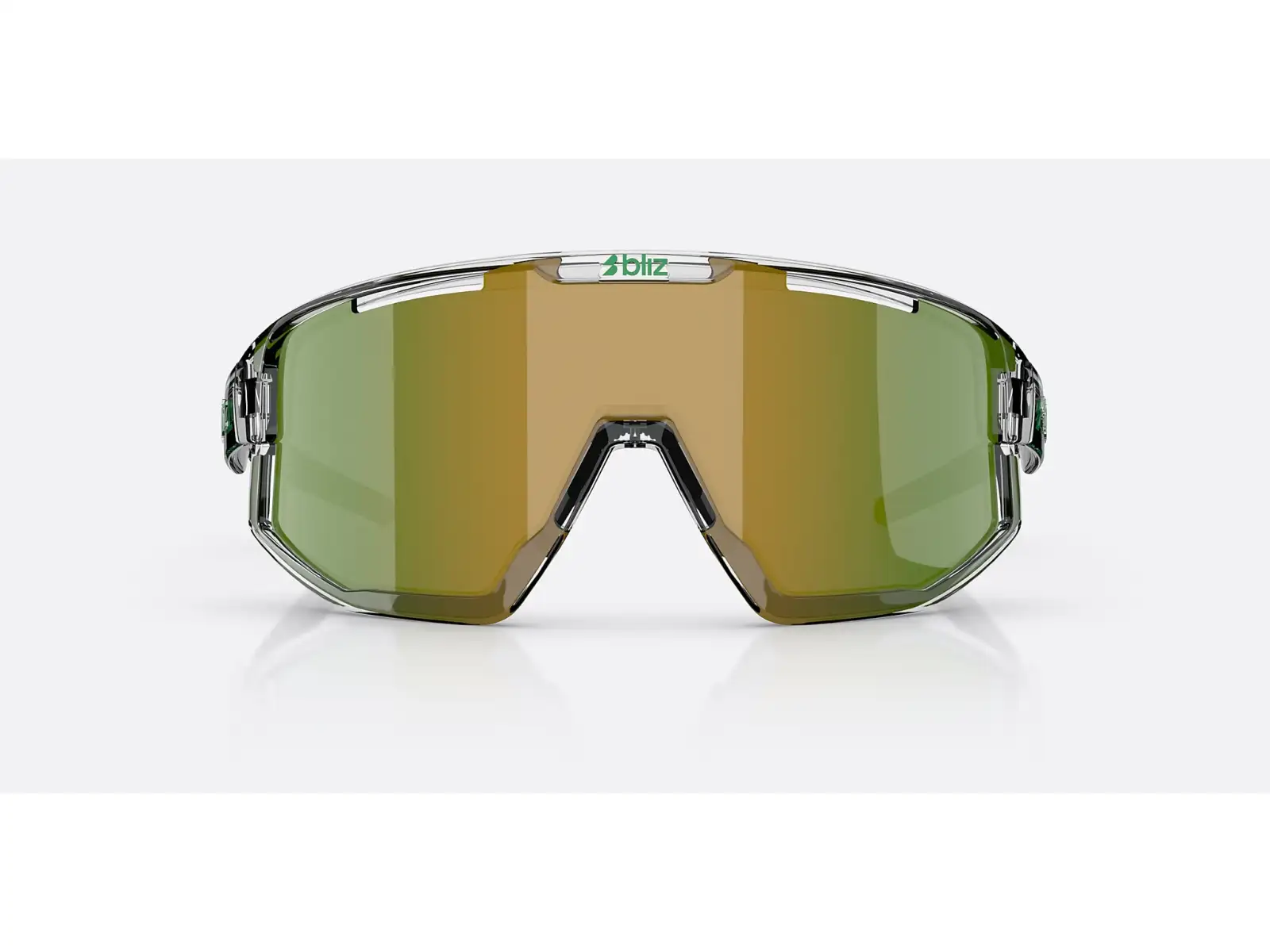 Bliz Fusion Sonnenbrille Transparent White/Brown Green Multi