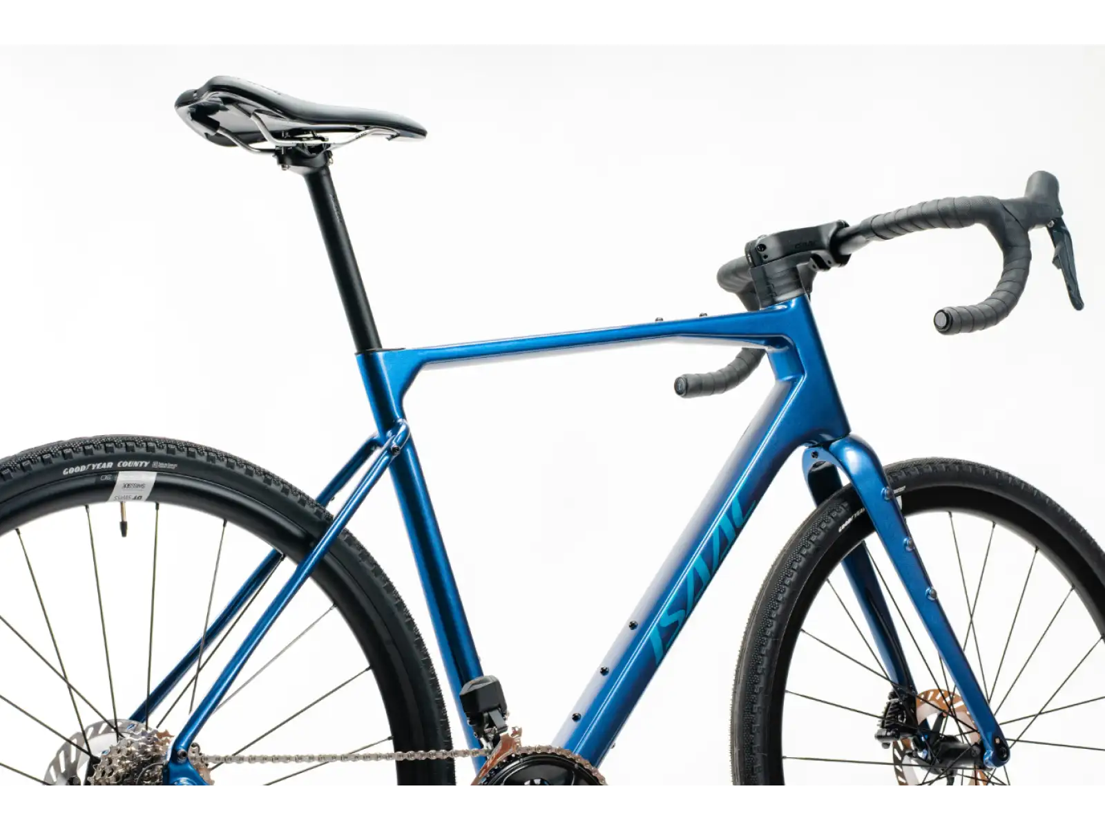 Isaac Kaon GRX610/820 2x12 Gravel Fahrrad Saphire Blue