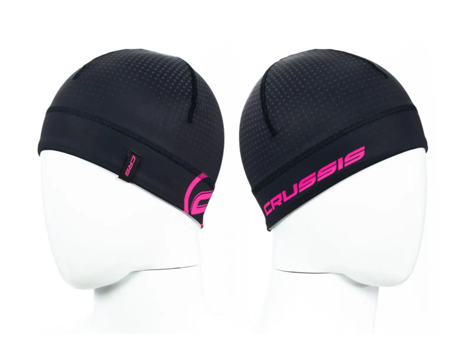 Crussis Cap Schwarz/Rosa