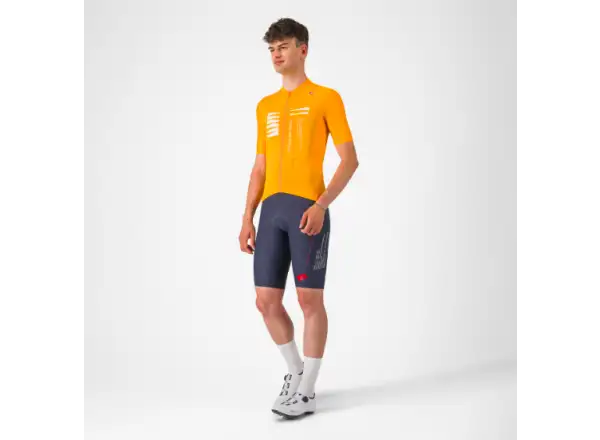 Castelli Espresso R-A/D Herren Trikot kurzarm Vivid Orange