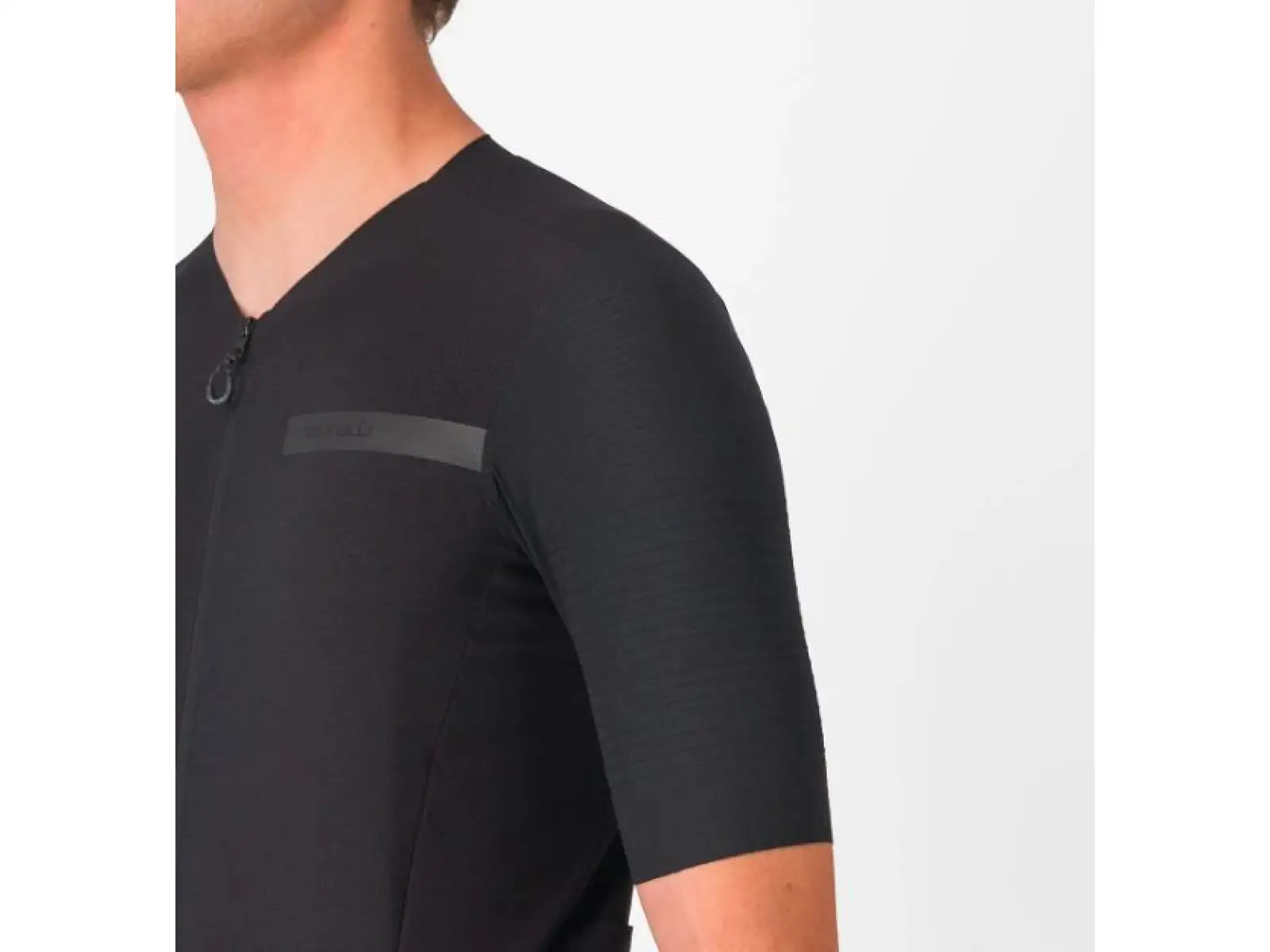 Castelli Premio Evo Herren Trikot Kurzarm Light Black
