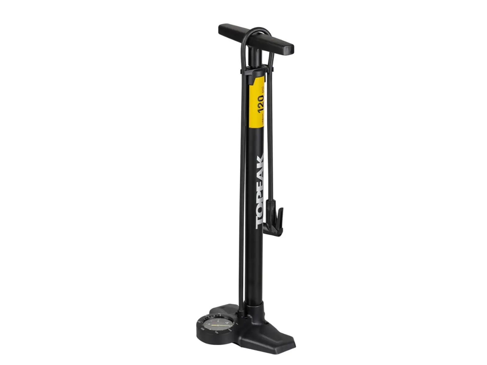 Topeak JoeBlow Urban EX Werkstatt-Pumpe Schwarz/Gelb