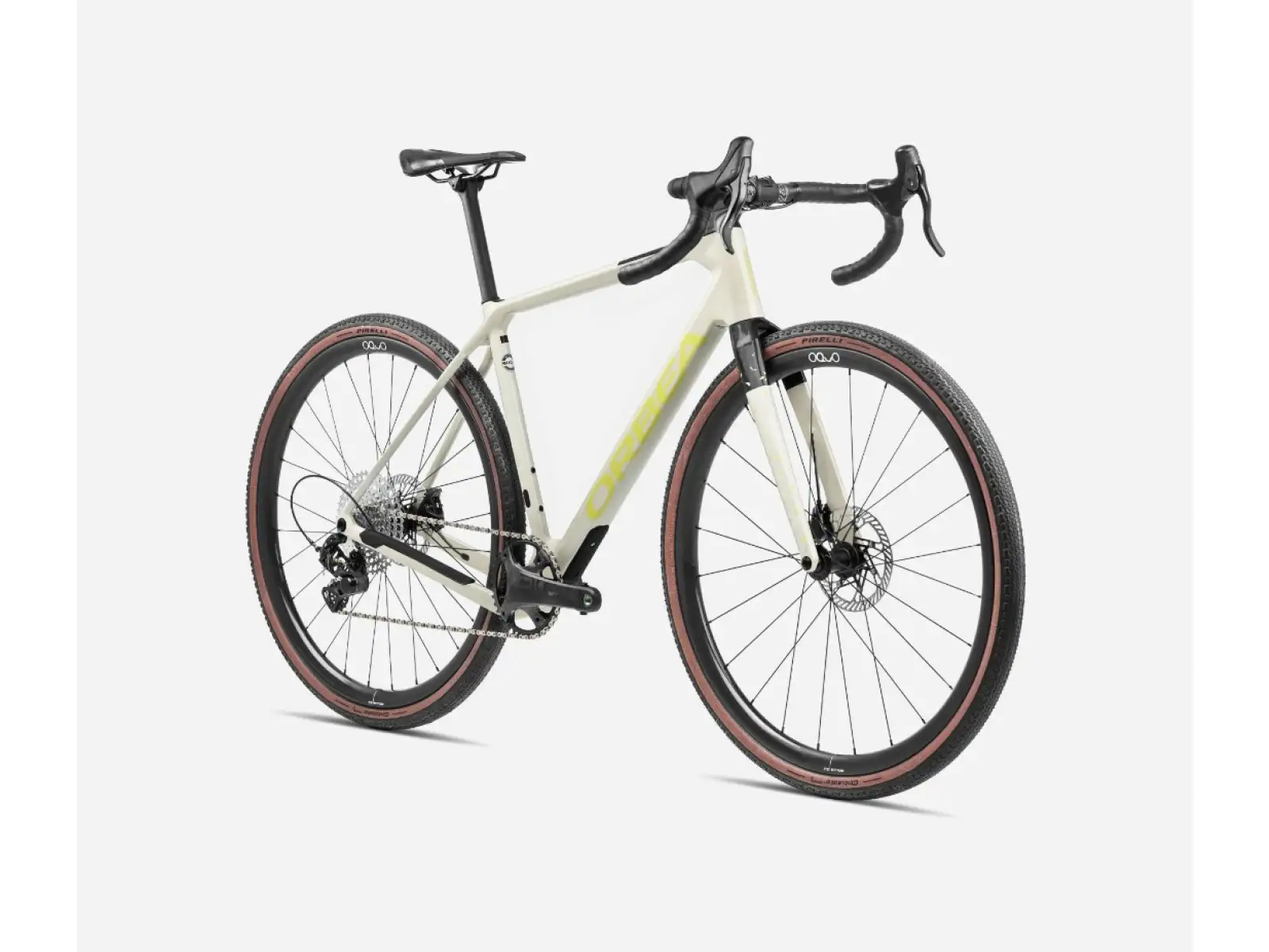 Orbea Terra M22TEAM 1X Gravelbike Elfenbein Weiß/Würzig Limette