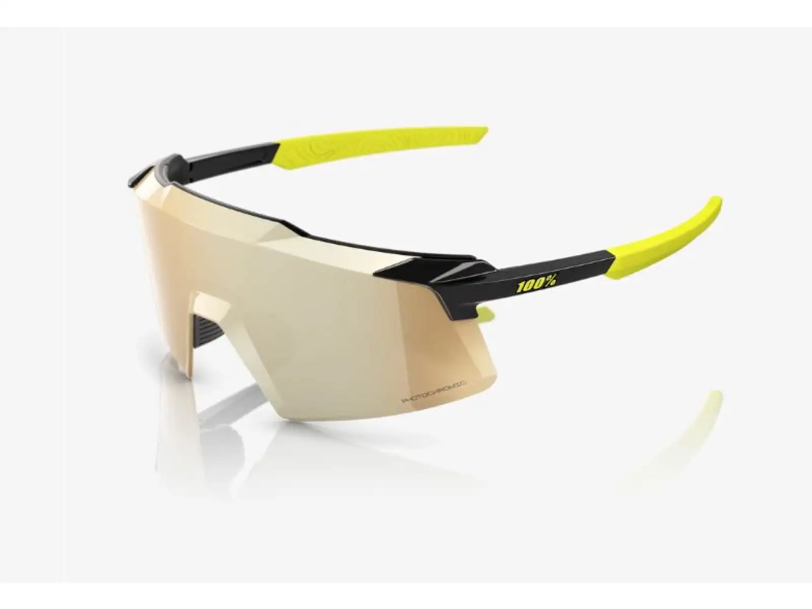100% Aerocraft Brille Gloss Metallic Black/Photochromic