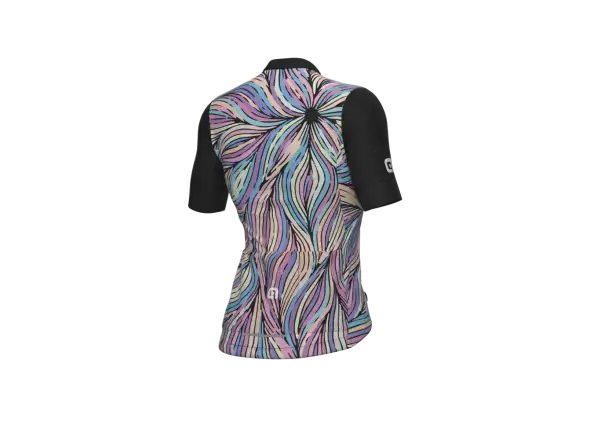 Alé Pragma Art Damenradtrikot mit kurzen Ärmeln Pastell