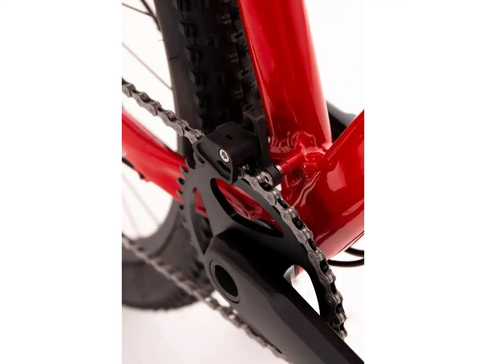 Rock Machine Torrent 70 29 Mountainbike in Gloss Rot/Weiß/Schwarz.