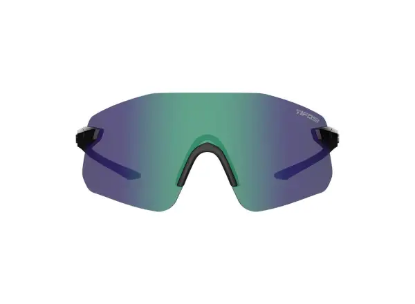 Tifosi Vogel SL Sportbrille Gloss Black/Smoke Green Mirror