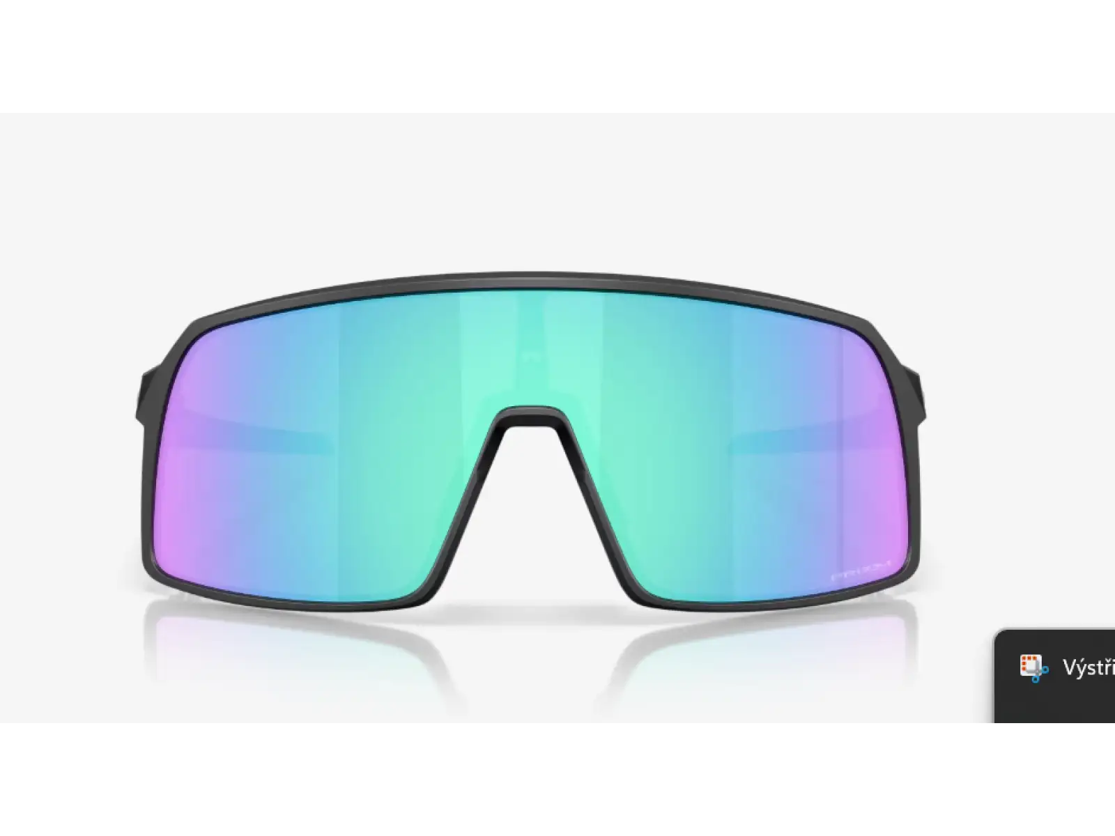 Oakley Sutro Sonnenbrille Matte Black/Crystal Blue/Prizm Sapphire