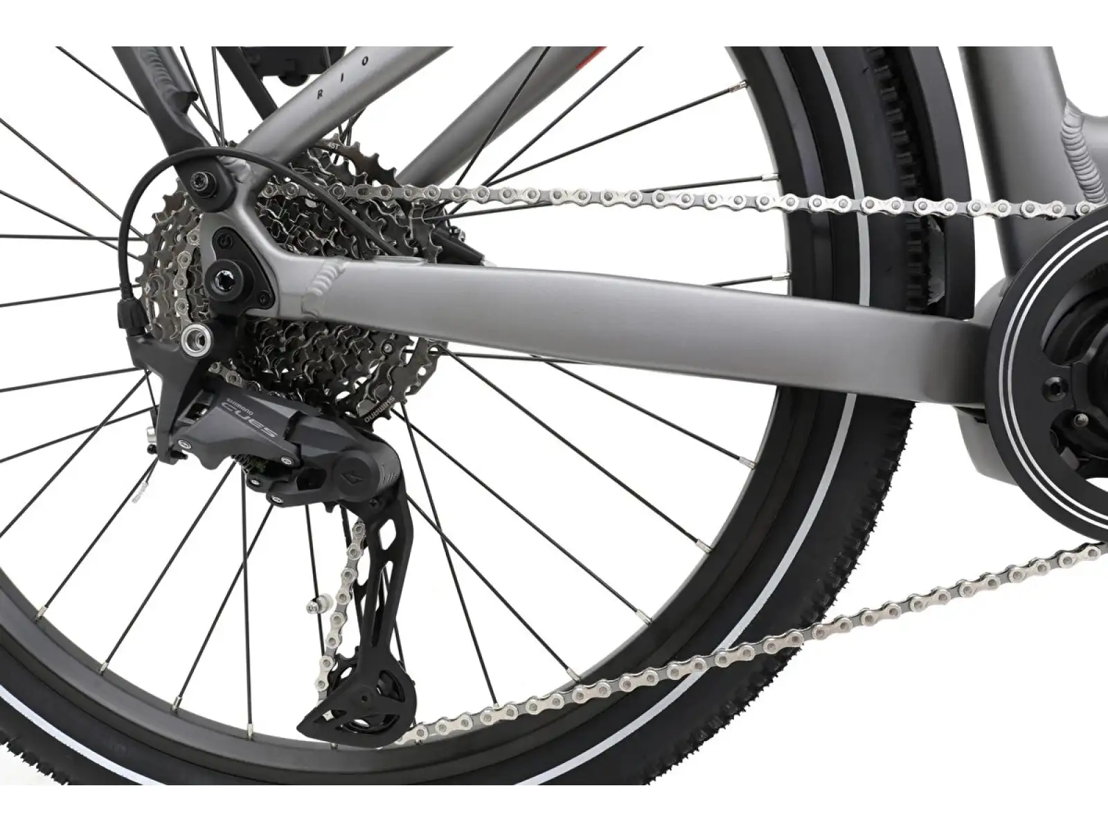 APACHE Rio Grande 1 MX 720 Wh Tiefeinsteiger E-Bike Anthrazit