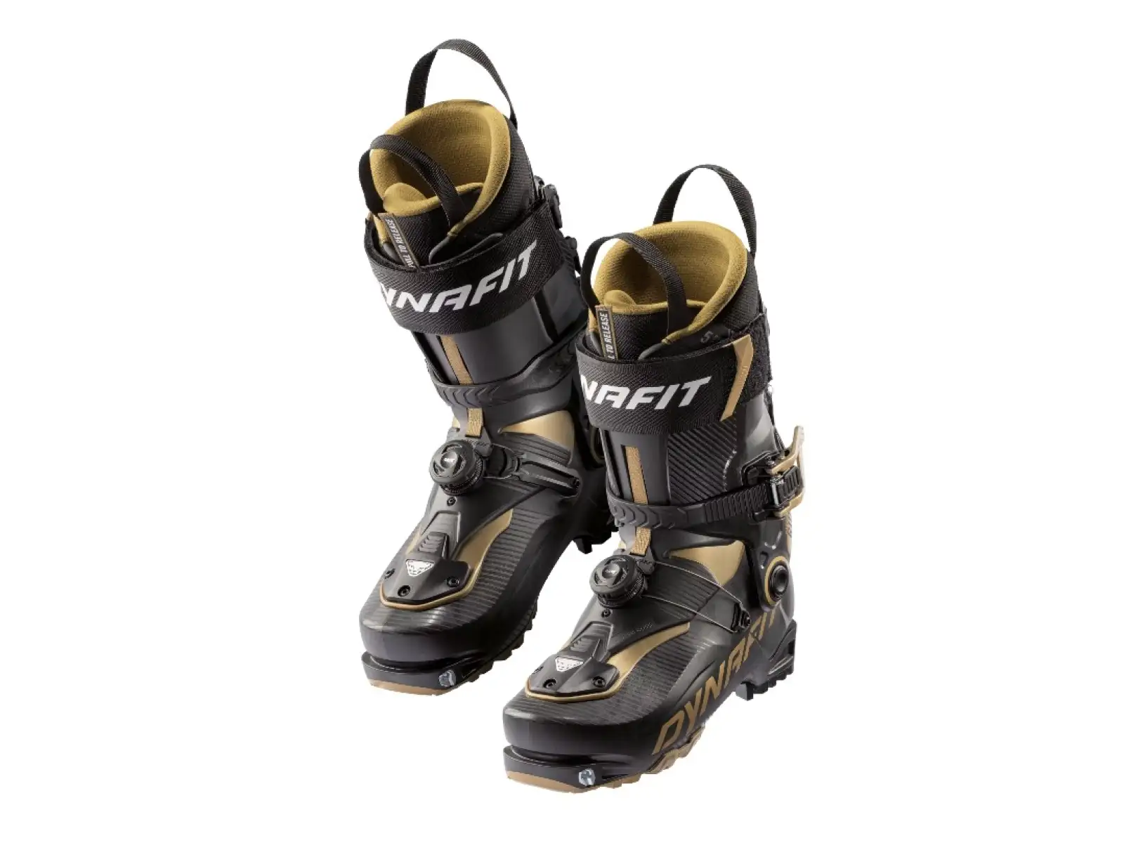 Dynafit Ridge Pro Skitourenschuhe Black Out Gold