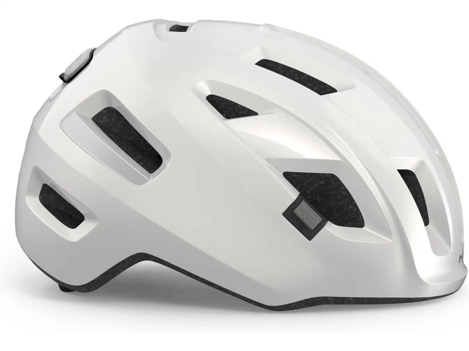MET E-Mob Fahrradhelm Weiß