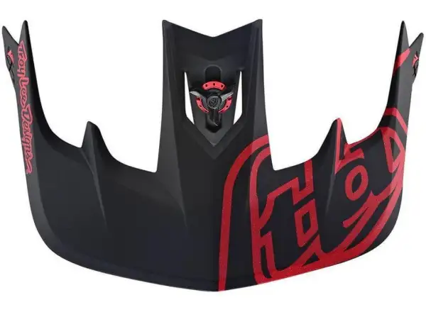 Troy Lee Designs Stage Visor Pinstripe Ersatzvisier Schwarz/Rot