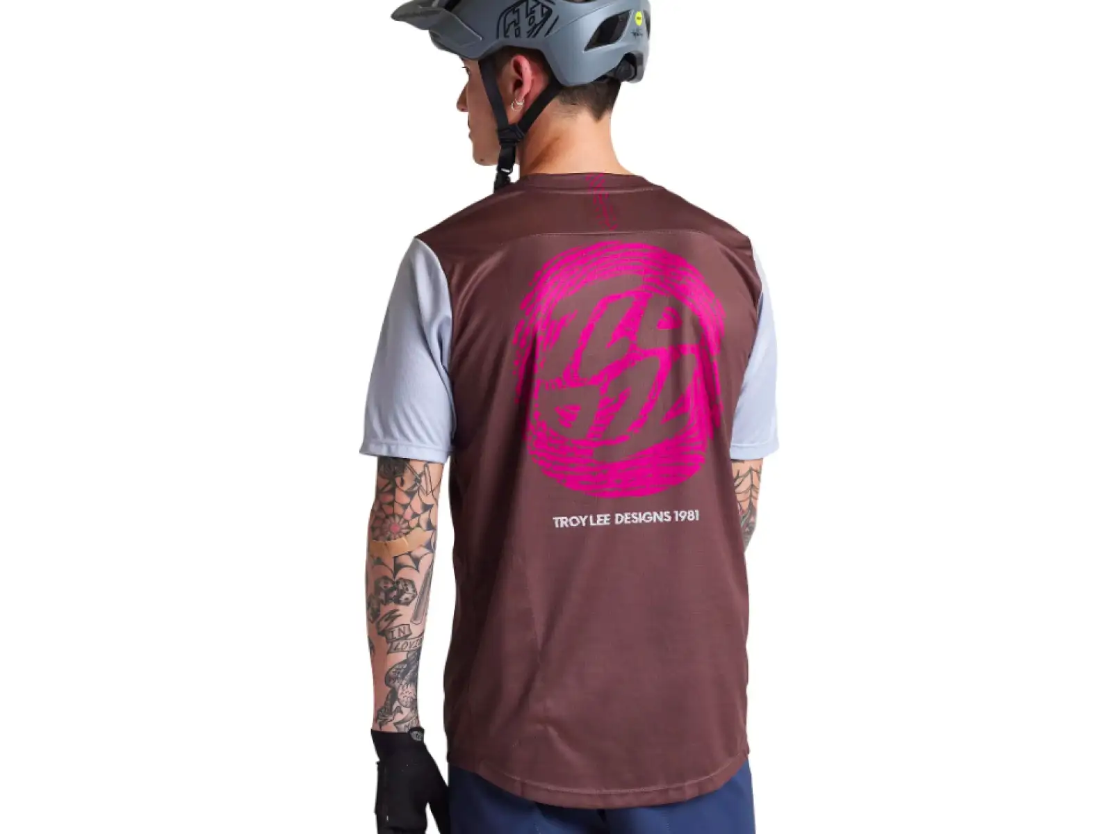 Troy Lee Designs Flowline Herren-Trikot kurzarm, Flipped Chocolate