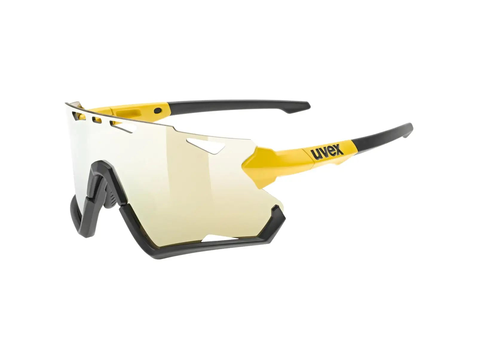 Uvex Sportstyle 228 Fahrradbrille Sunbee Black Mat/Mirror Yellow